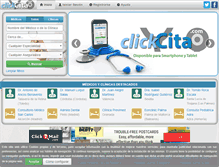 Tablet Screenshot of clickcita.com